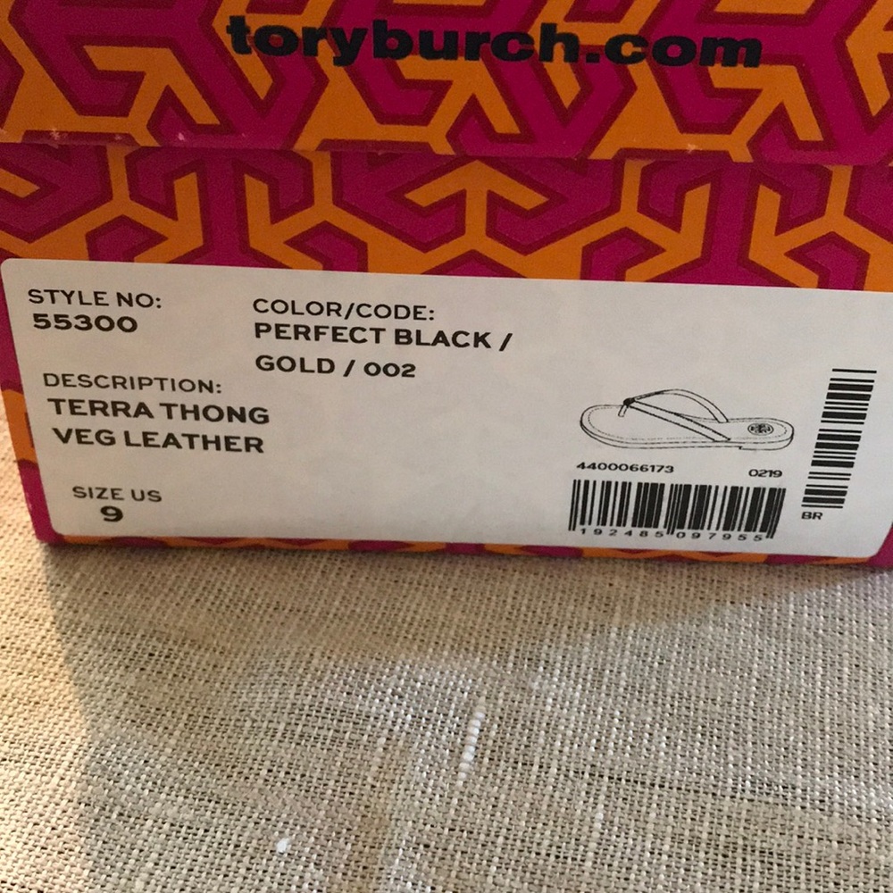 NIB Tory Burch Thong Sandals - Picture 5 of 5